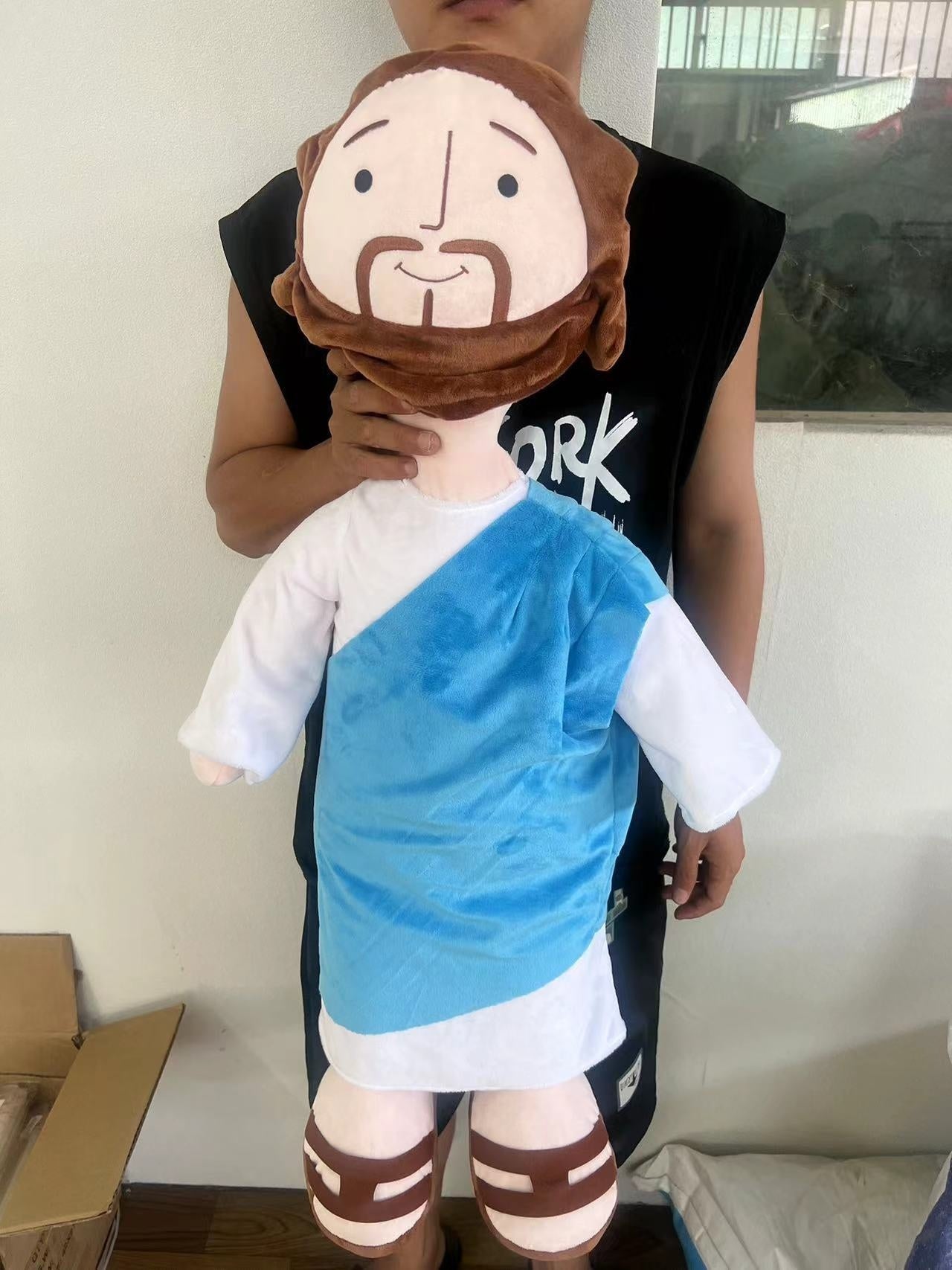 Large 85cm Jesus Plush Toy – A Faithful Companion for Kids and Families