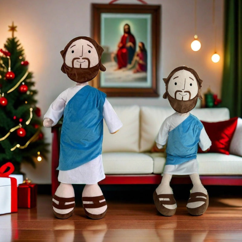 Large 85cm Jesus Plush Toy – A Faithful Companion for Kids and Families